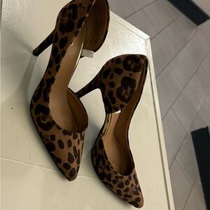 Heels Elegant Leopard Print Heels 8 1/2-Like New-Mossimo